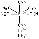 AMMONIUM IRON (III) HEXACYANOFERRATE (II) Structural