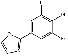 2,6-DIBROMO-4-(1,3,4-OXADIAZOL-2-YL)PHENOL