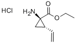 Cyclopropanecarboxylic acid, 1-amino-2-ethenyl-, ethyl ester, hydrochloride (1:1),(1R,2S)-rel- Structural