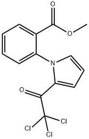 METHYL 2-[2-(2,2,2-TRICHLOROACETYL)-1H-PYRROL-1-YL]BENZOATE Structural