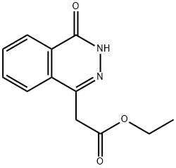 (4-OXO-3,4-DIHYDRO-PHTHALAZIN-1-YL)-ACETIC ACID ETHYL ESTER Structural