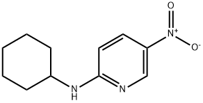 2-CYCLOHEXYLAMINO-5-NITROPYRIDINE Structural