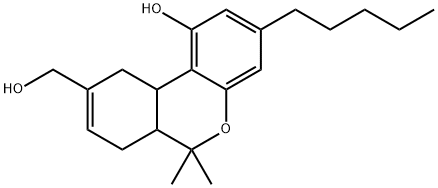 11-hydroxy-delta(8)-tetrahydrocannabinol Structural