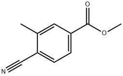 4-Cyano-3-methylBenzoic  acid  methyl  ester Structural