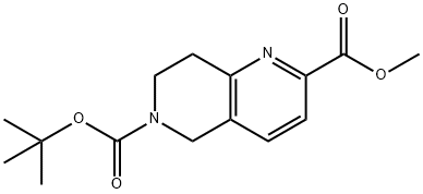 6-TERT-BUTYL 2-METHYL 7,8-DIHYDRO-1,6-NAPHTHYRIDINE-2,6(5H)-DICARBOXYLATE