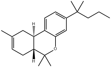 (6AR,10AR)-3-(1,1-DIMETHYLBUTYL)-6A,7,10,10A-TETRAHYDRO-6,6,9-TRIMETHYL-6H-DIBENZO[B,D]PYRAN Structural