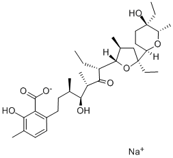 LASALOCID A SODIUM SALT Structural