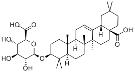 b-D-Glucopyranosiduronic  acid,(3b)-17-carboxy-28-norolean-12-en-3-yl Structural