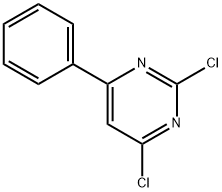 2,4-dichloro-6-phenylpyrimidine Structural