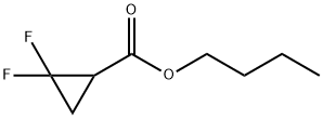 N-BUTYL 2,2-DIFLUOROCYCLOPROPANECARBOXYLATE Structural