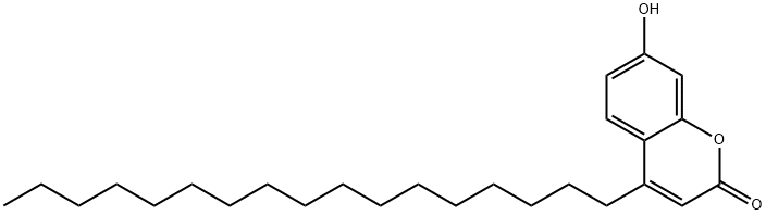 4-HEPTADECYLUMBELLIFERONE Structural