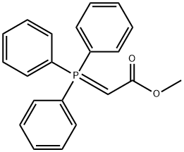 Methyl (triphenylphosphoranylidene)acetate Structural