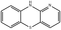 10H-pyrido(3,2-b)(1,4)benzothiazine Structural