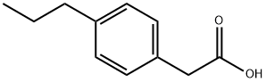 4-Propylphenylacetic acid Structural