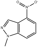 1-Methyl-4-nitro-1H-indazole Structural