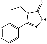 4-ETHYL-5-PHENYL-1,2,4-TRIAZOLE-3-THIOL Structural