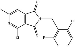 4-chloro-2-(2-chloro-6-fluoroBenzyl)-6-methyl-2,3-dihydro-1H-pyrrolo[3,4-c]pyridine-1,3-dione