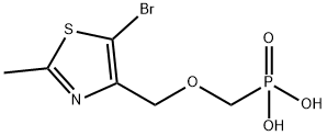 Phosphonic acid, [[(5-bromo-2-methyl-4-thiazolyl)methoxy]methyl]- (9CI) Structural