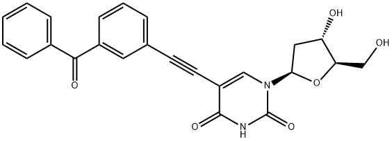 Uridine, 5-[(3-benzoylphenyl)ethynyl]-2'-deoxy- (9CI) Structural