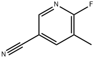 5-CYANO-2-FLUORO-3-PICOLINE Structural