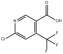 6-CHLORO-4-(TRIFLUOROMETHYL)NICOTINICACID
 Structural