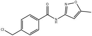 4-(CHLOROMETHYL)-N-(5-METHYLISOXAZOL-3-YL)BENZAMIDE