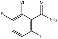 2-CHLORO-3,6-DIFLUOROBENZAMIDE Structural