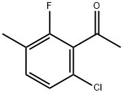 6'-CHLORO-2'-FLUORO-3'-METHYLACETOPHENONE Structural