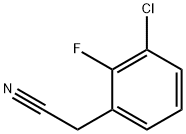 3-CHLORO-2-FLUOROPHENYLACETONITRILE Structural