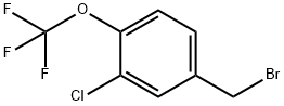 3-CHLORO-4-(TRIFLUOROMETHOXY)BENZYL BROMIDE Structural