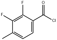 2,3-DIFLUORO-4-METHYLBENZOYL CHLORIDE Structural