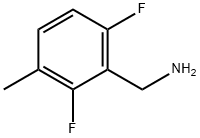 Benzenemethanamine, 2,6-difluoro-3-methyl- (9CI) Structural