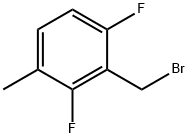 2,6-DIFLUORO-3-METHYLBENZYL BROMIDE Structural