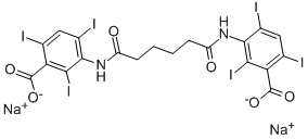 disodium 3,3'-[(1,6-dioxo-1,6-hexanediyl)diimino]bis[2,4,6-triiodobenzoate]  