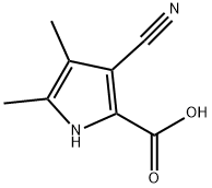 Pyrrole-2-carboxylic acid, 3-cyano-4,5-dimethyl- (8CI) Structural