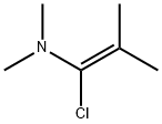 1-Chloro-N,N,2-trimethylpropenylamine Structural