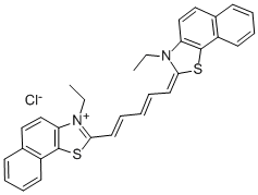 3-ETHYL-2-[5-(3-ETHYL-3H-NAPHTHO[2,1-D]THIAZOL-2-YLIDENE)-PENTA-1,3-DIENYL]-NAPHTHO[2,1-D]THIAZOLIUM CHLORIDE
