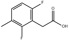 2,6-DIFLUORO-3-METHYLPHENYLACETIC ACID Structural