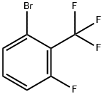 1-Bromo-3-fluoro-2-(trifluoromethyl)benzene Structural