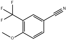 4-METHOXY-3-(TRIFLUOROMETHYL)BENZONITRILE Structural