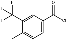 4-Methyl-3-(trifluoromethyl)benzoyl chloride Structural