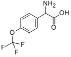 4-(TRIFLUOROMETHOXY)-DL-PHENYLGLYCINE Structural