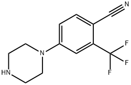 2-(TRIFLUOROMETHYL)-4-(PIPERAZIN-1-YL)BENZONITRILE