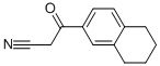 3-(1,2,3,4-Tetrahydronaphthalen-6-yl)-3-oxopropanenitrile,  3-(5,6,7,8-Tetrahydro-2-naphthyl)-3-oxopropionitrile Structural