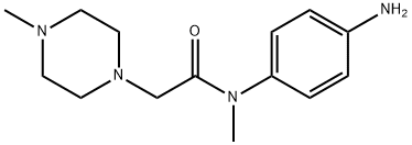 N-(4-aminophenyl)-N-methyl-2-(4-methylpiperazin-1-yl)acetamide Structural Picture