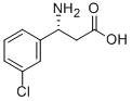 (R)-3-AMINO-3-(3-CHLORO-PHENYL)-PROPIONIC ACID Structural