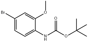 Carbamic acid, (4-bromo-2-methoxyphenyl)-, 1,1-dimethylethyl ester (9CI)