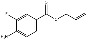 Benzoic acid, 4-amino-3-fluoro-, 2-propenyl ester (9CI) Structural