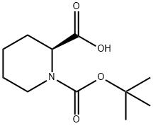 (S)-1-Boc-piperidine-2-carboxylic acid Structural