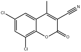 3-CYANO-6,8-DICHLORO-4-METHYLCOUMARIN Structural